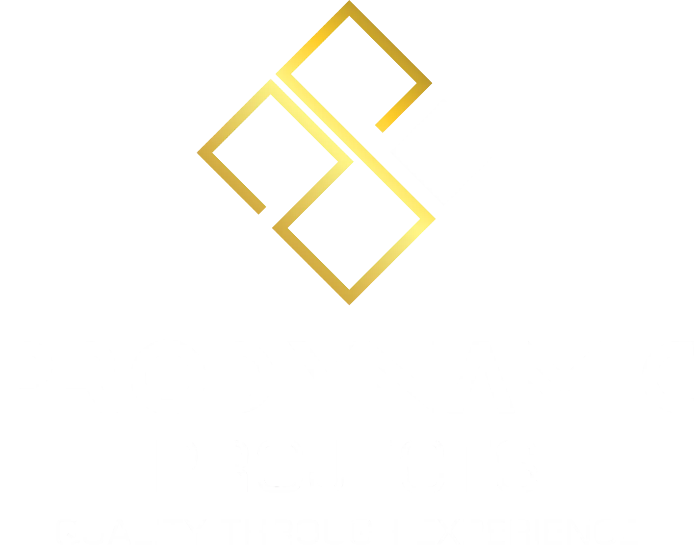 logo stacked white with tag Prodynamics Projects